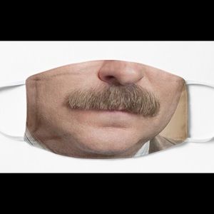 Parks & Rec Ron Swanson Face Mask